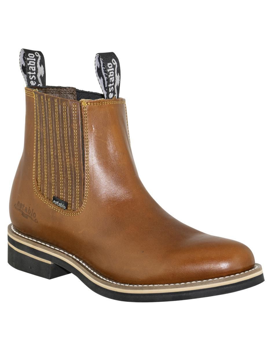 Botín de piel para hombre Botín de piel para hombre