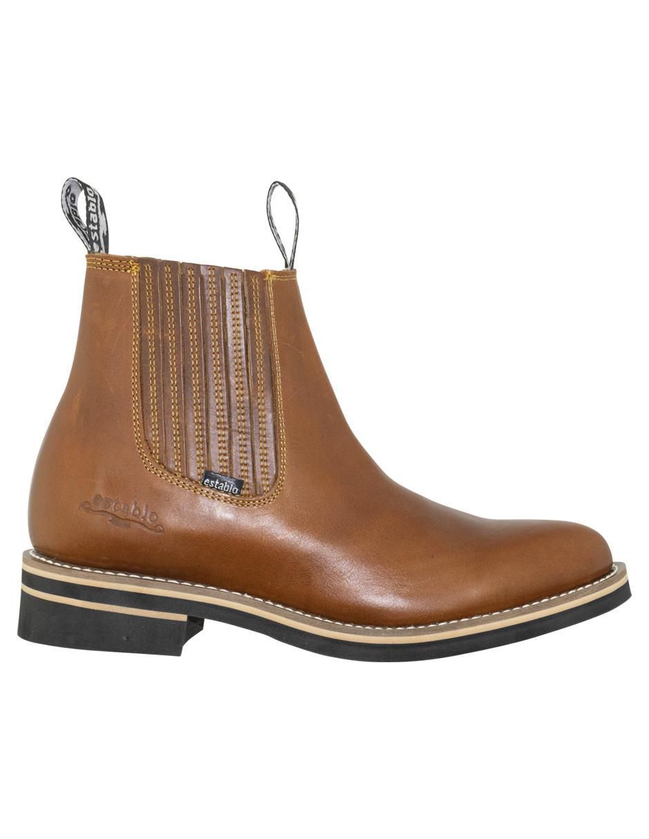 Botín de piel para hombre 4