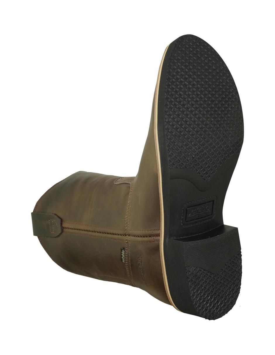 Botín de piel para hombre