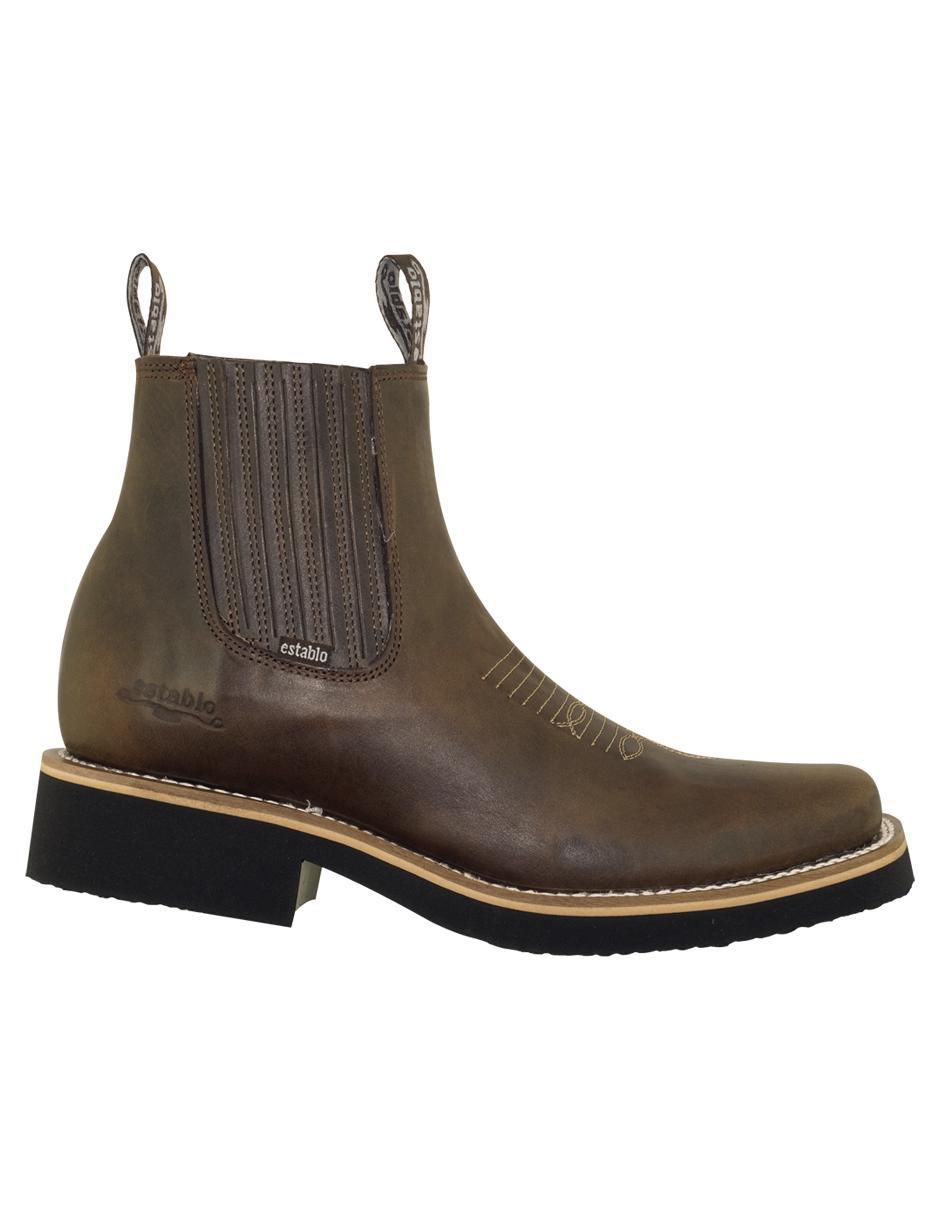 Botín de piel para hombre 4