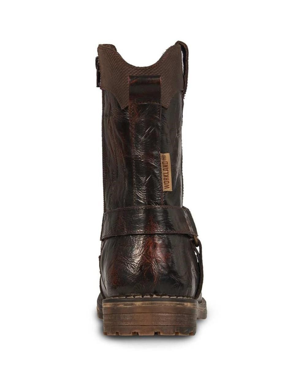 Bota de piel para hombre