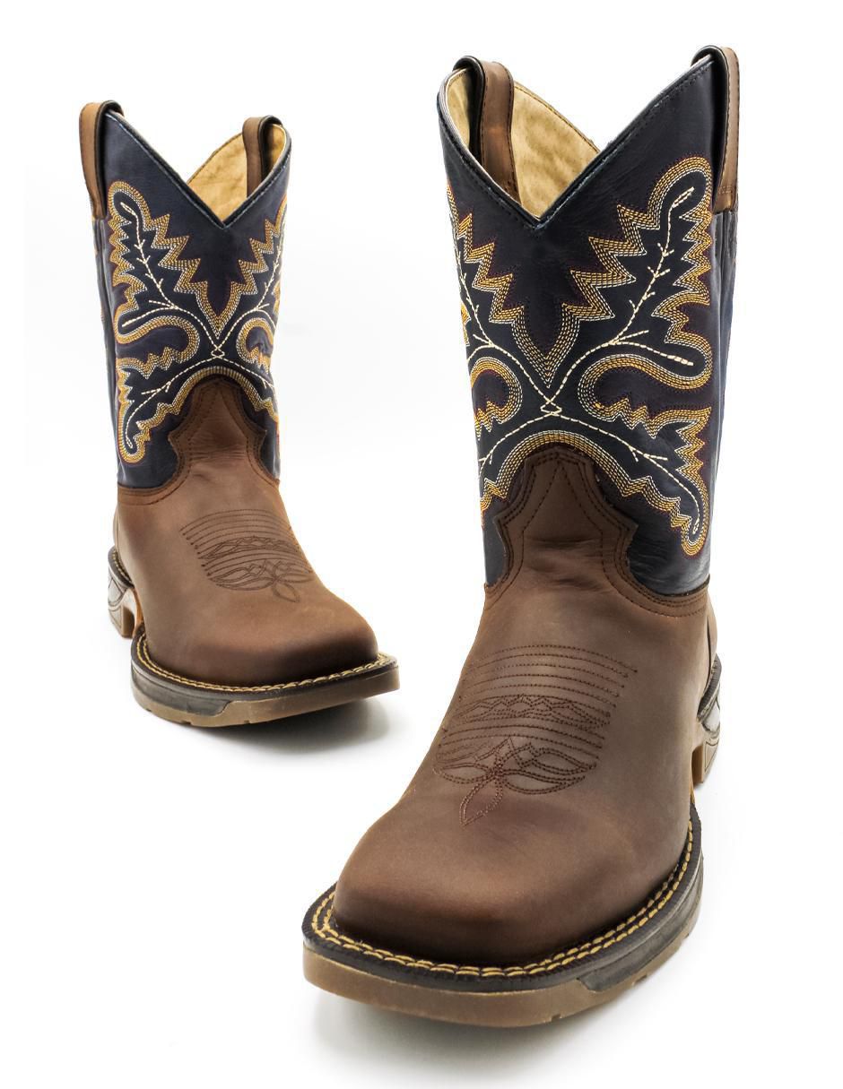 Bota de piel para hombre
