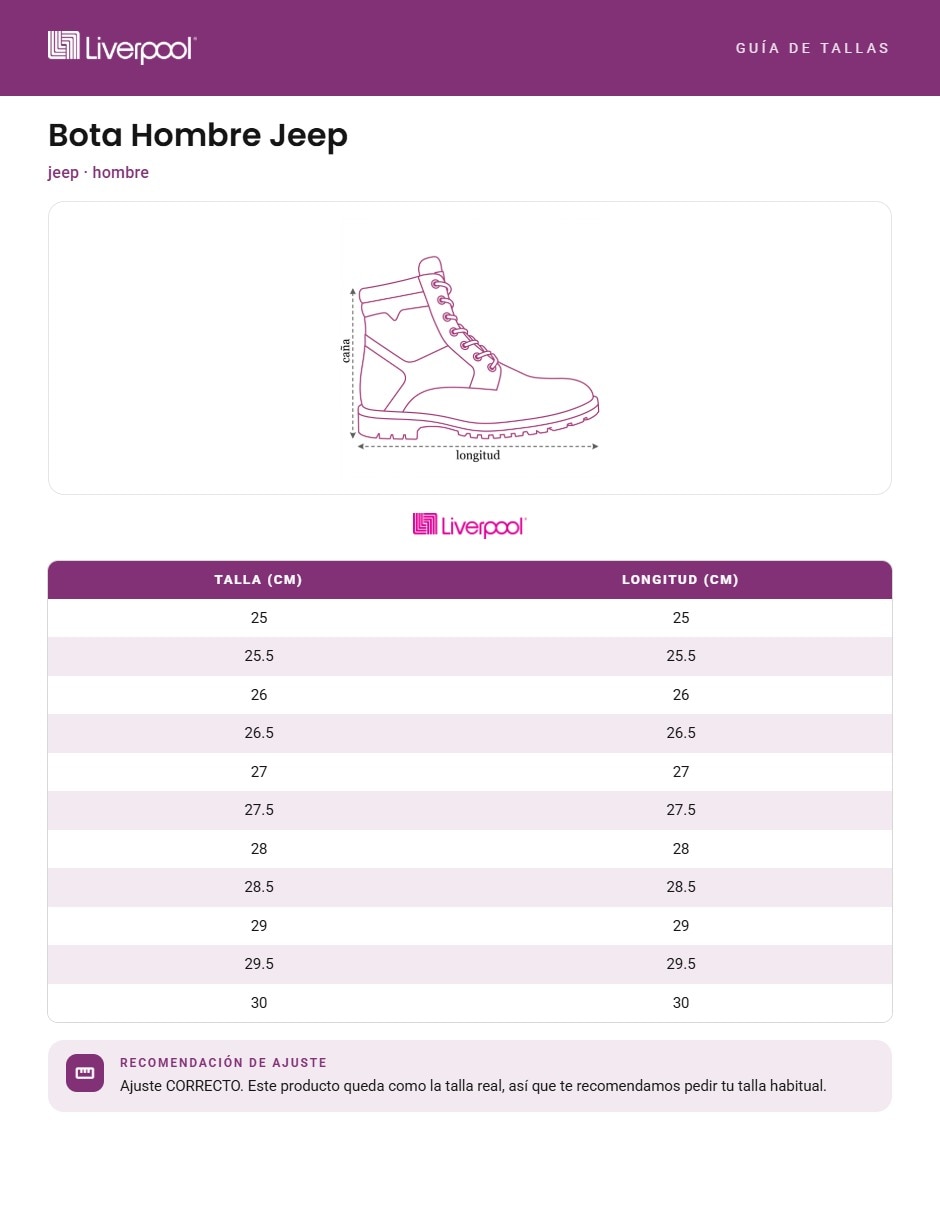 Bota para hombre