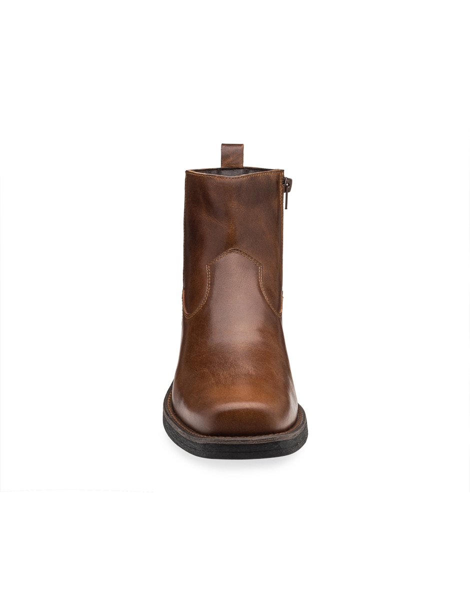 Bota de piel para hombre