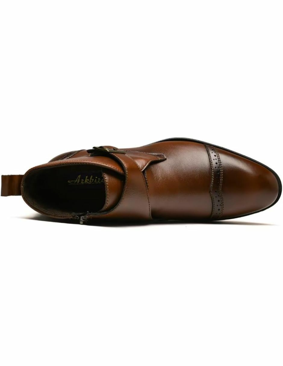 Bota de piel para hombre
