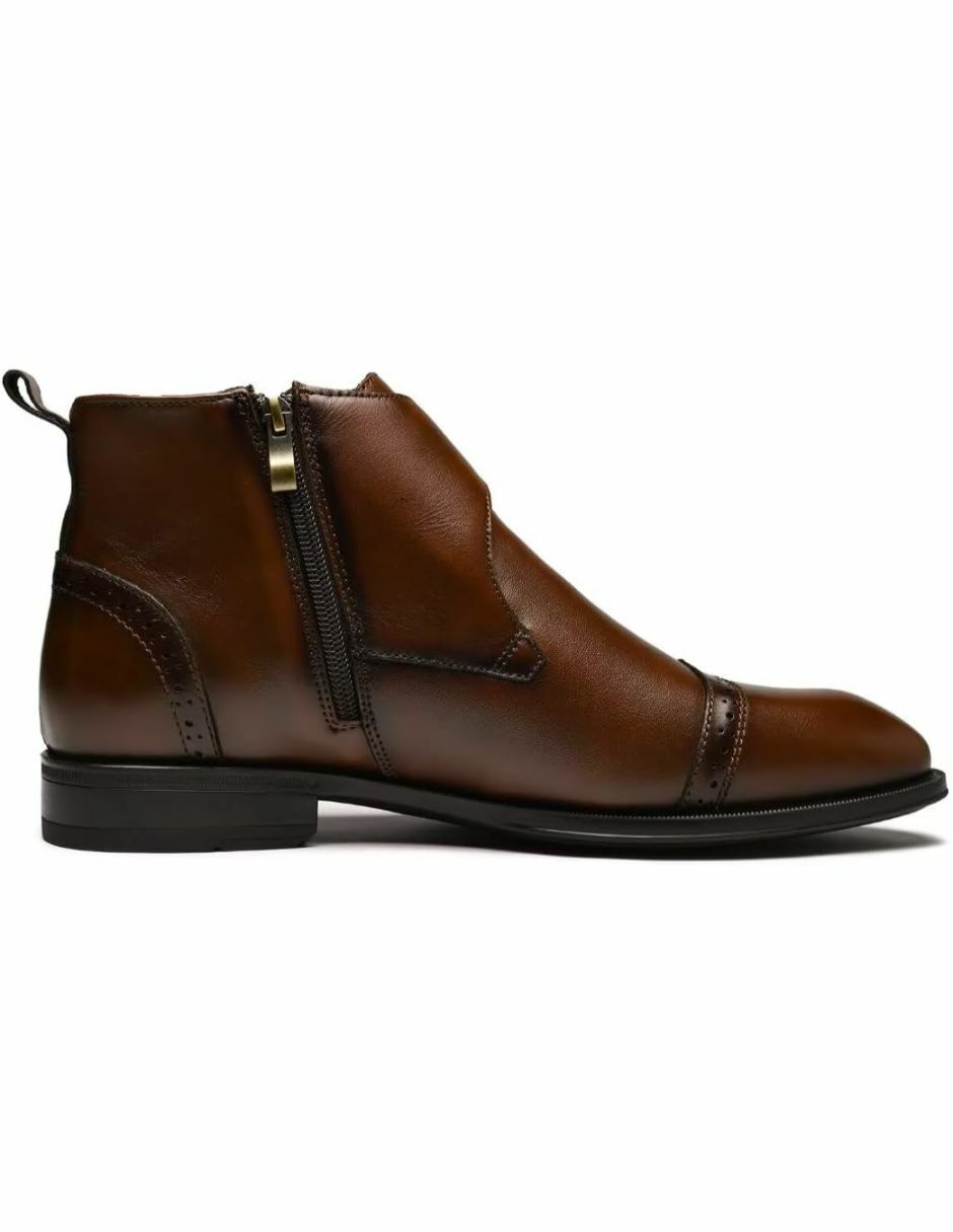 Bota de piel para hombre