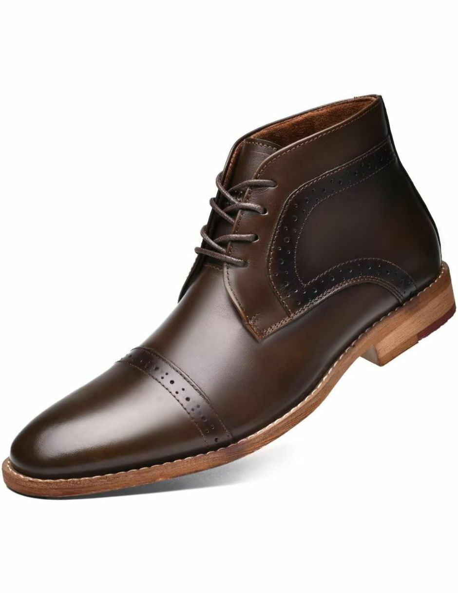Bota de piel para hombre