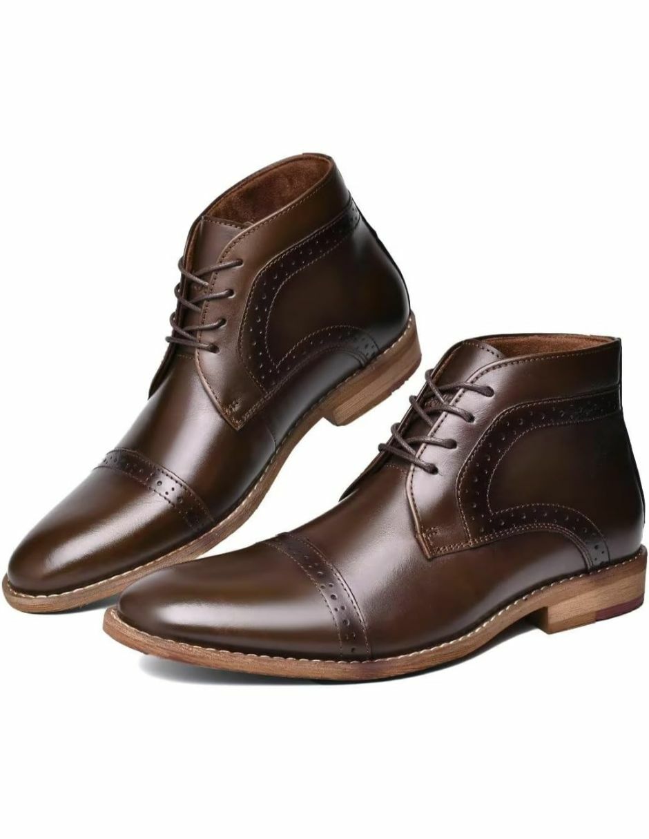 Bota de piel para hombre