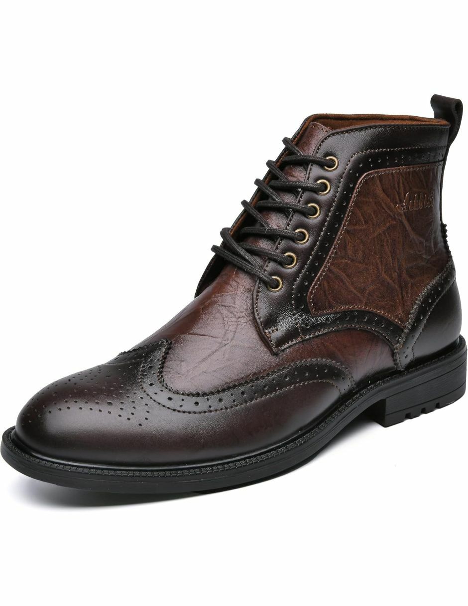Bota de piel para hombre