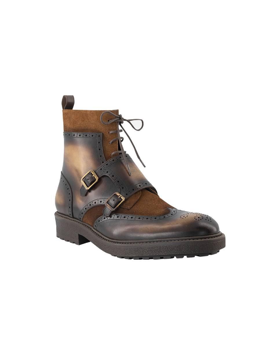 Botín de piel para hombre Botín de piel para hombre