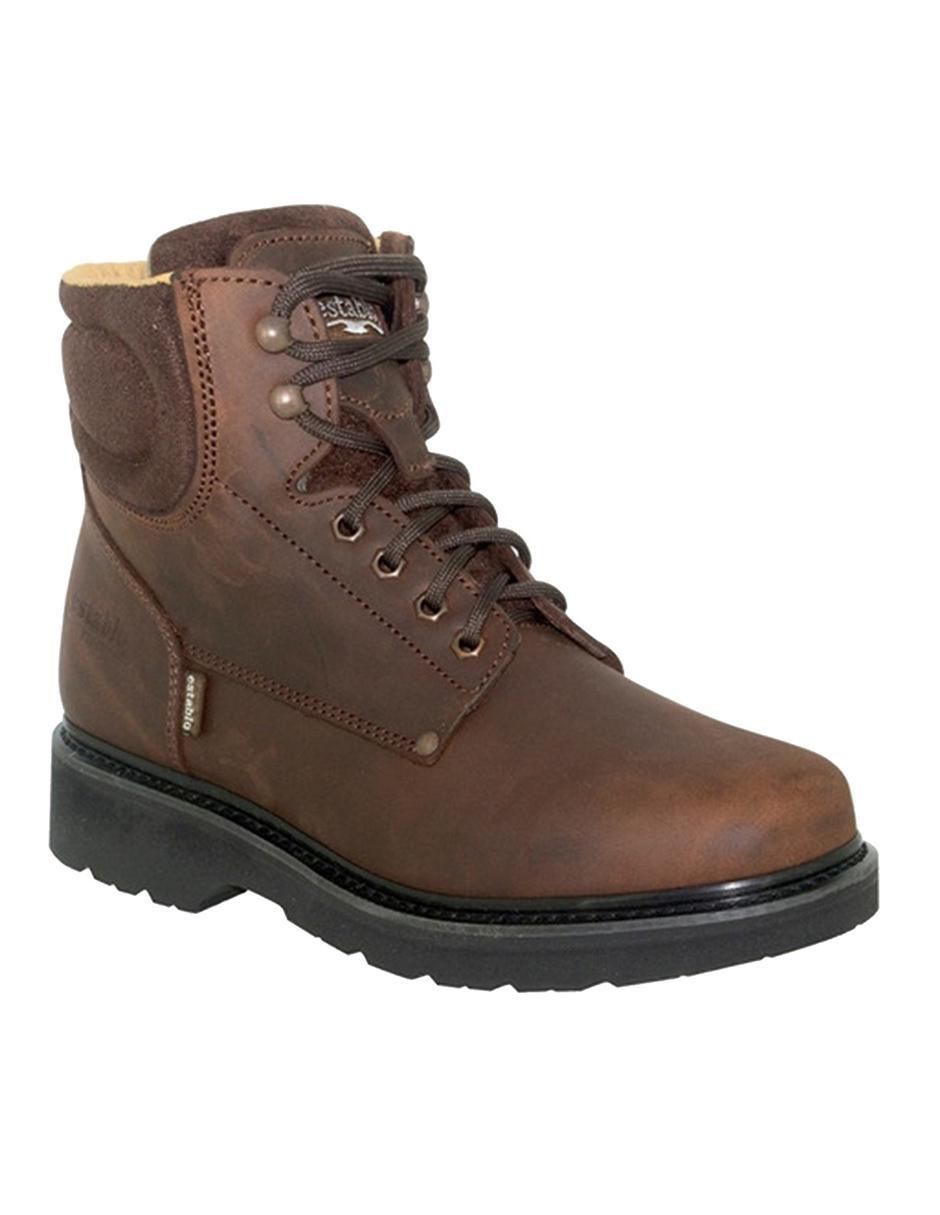 Bota de piel para hombre