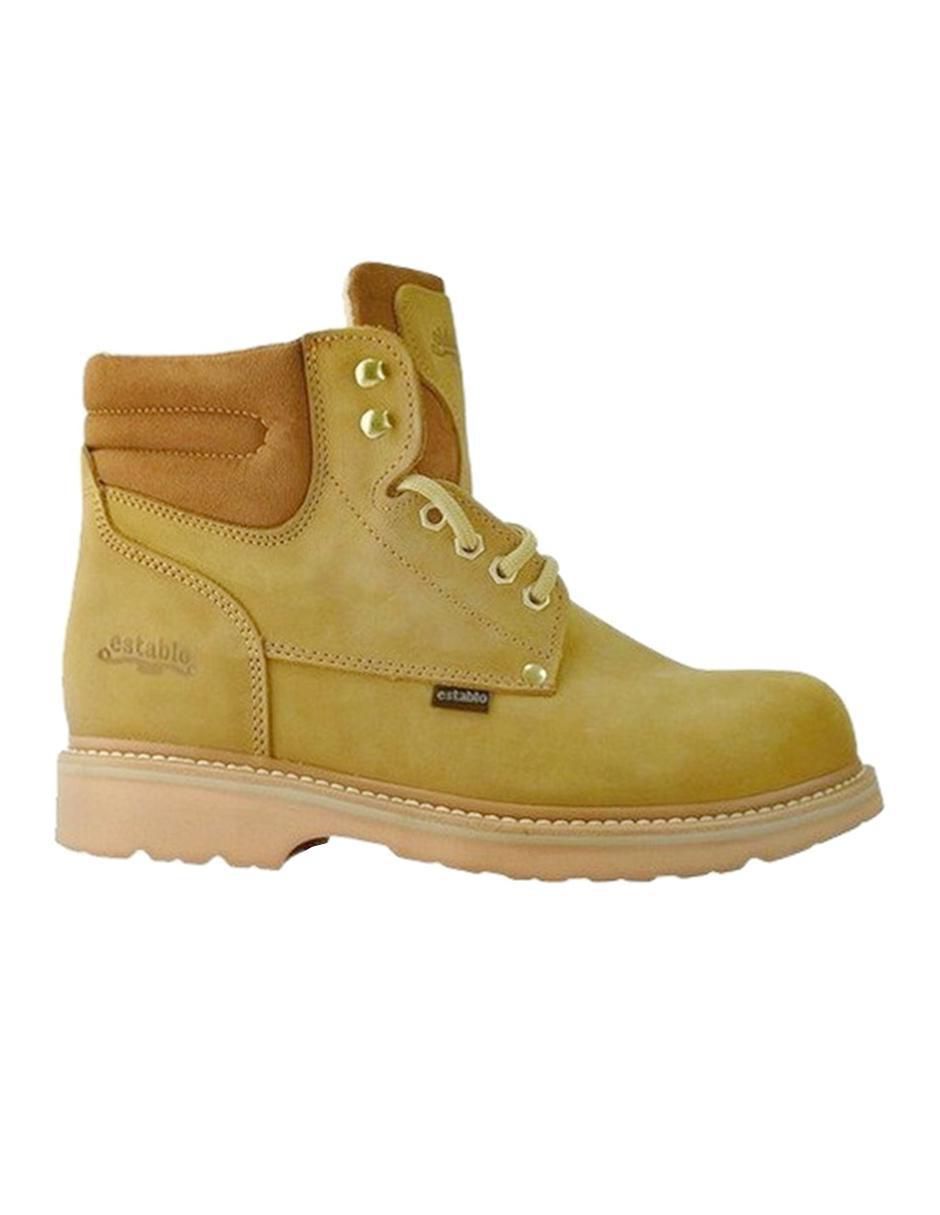 Bota de piel para hombre