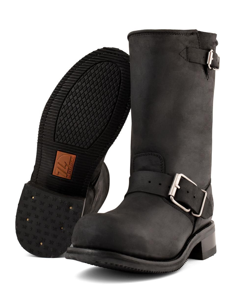 Bota de piel para hombre