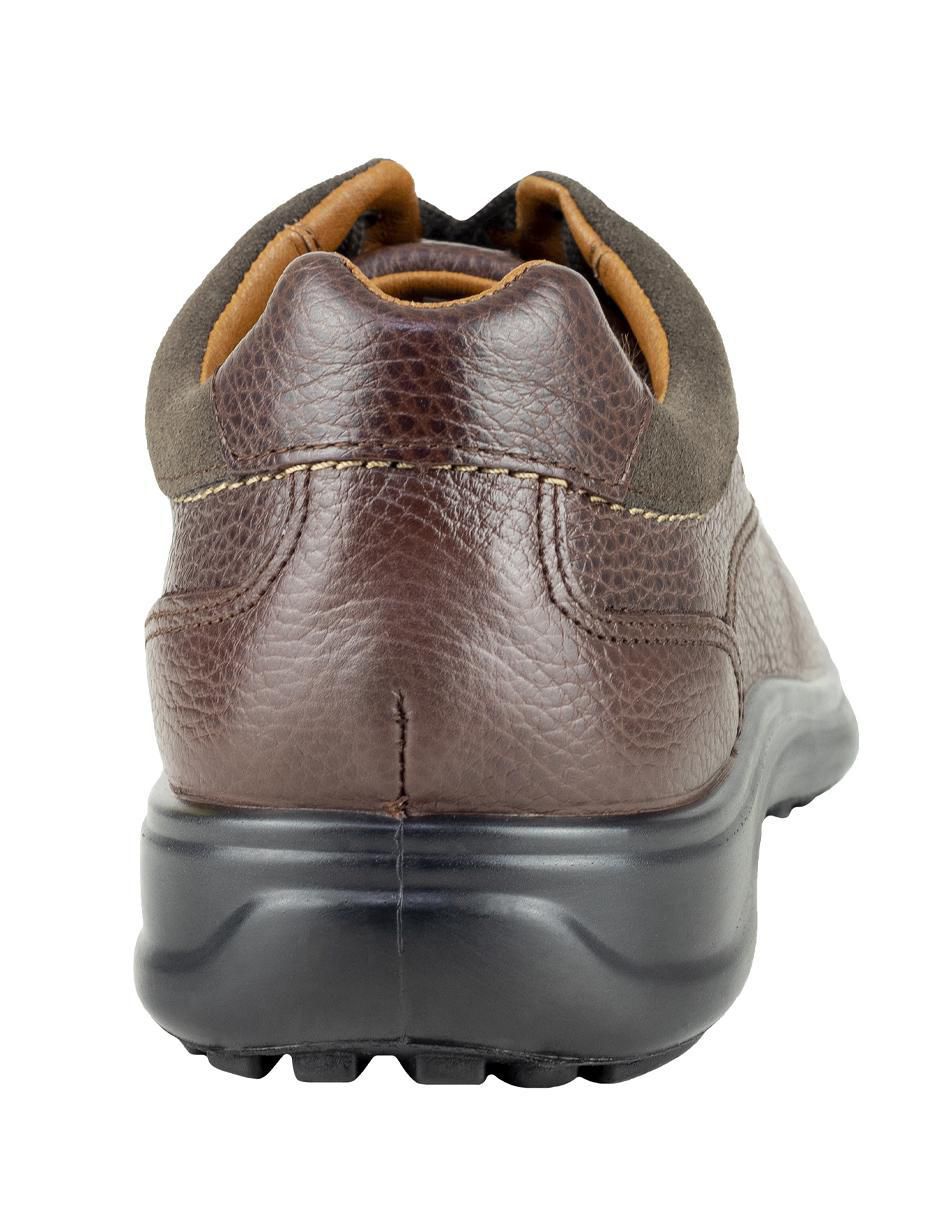 Zapato derby Verde Tabaco para hombre