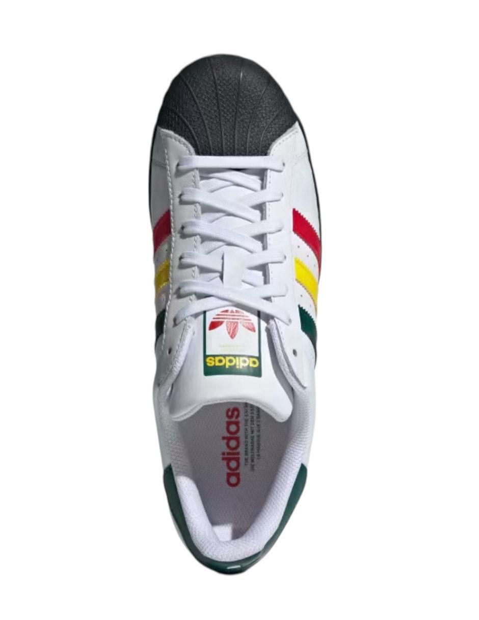 Tenis de piel Superstar para hombre