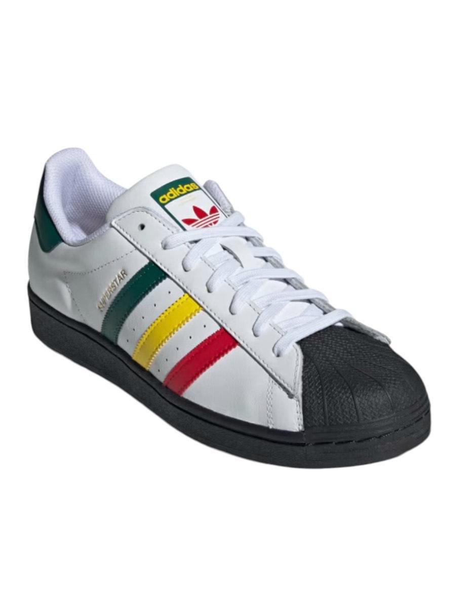 Tenis de piel Superstar para hombre