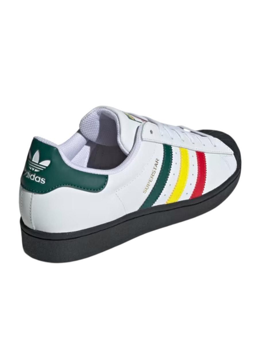 Tenis de piel Superstar para hombre