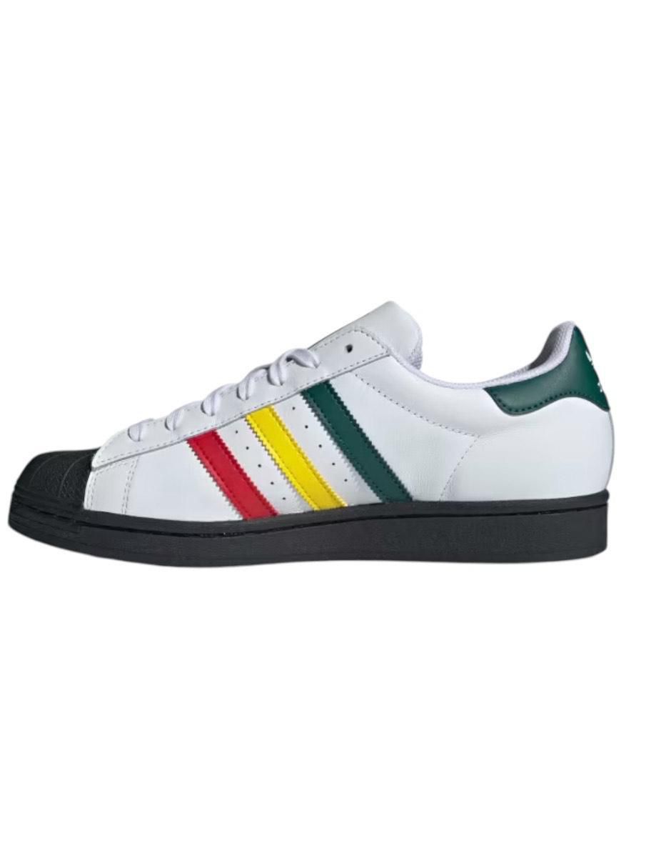 Tenis de piel Superstar para hombre