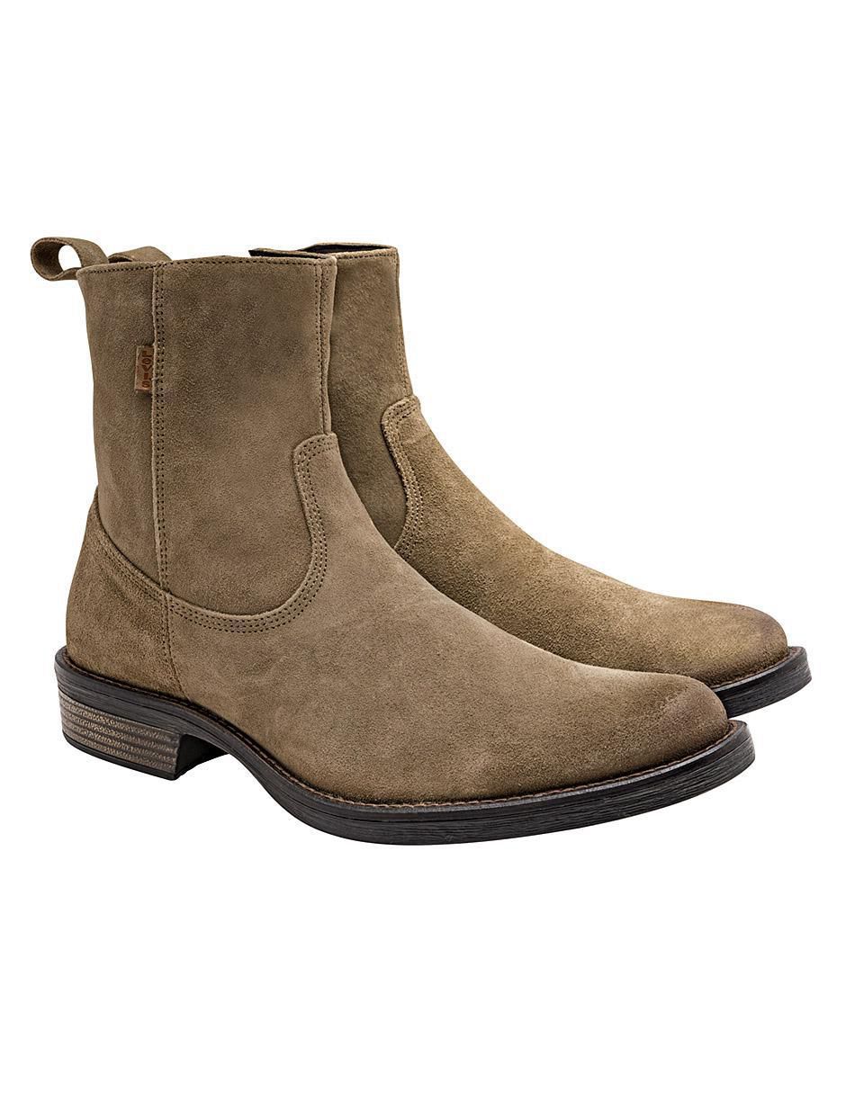 Bota de piel para hombre