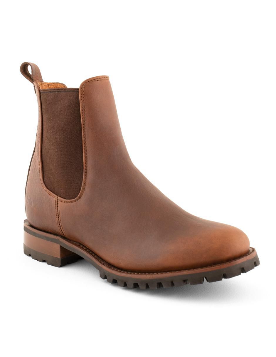 Botín Chelsea de piel para hombre Botín Chelsea de piel para hombre