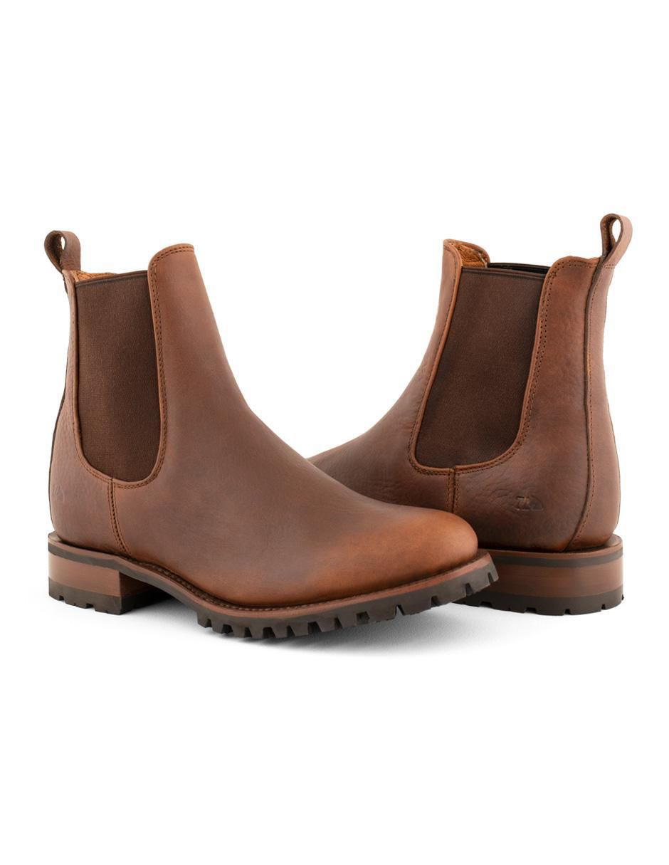 Botín Chelsea de piel para hombre 3