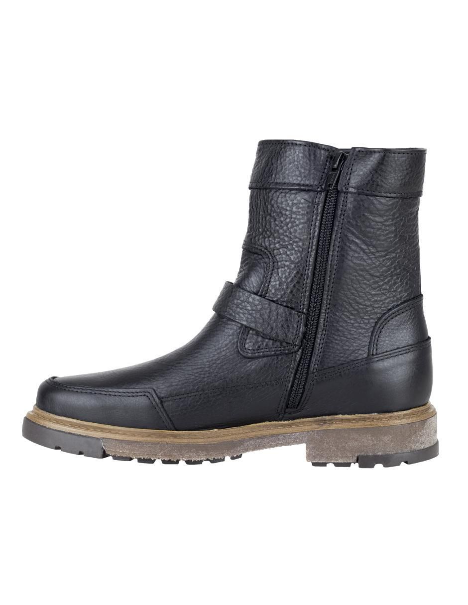 Bota lobo solo de piel para hombre