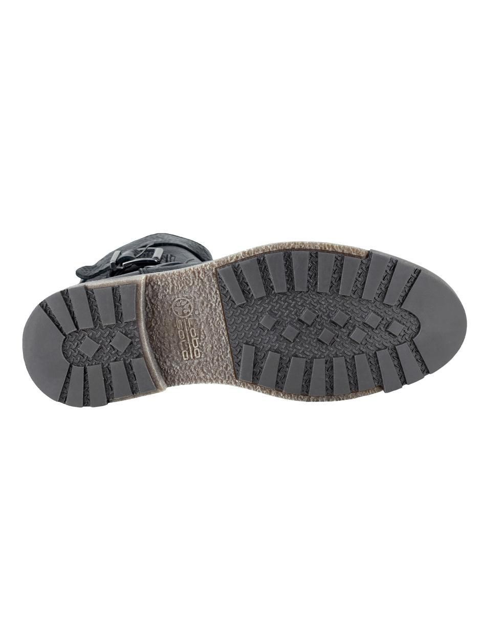 Bota lobo solo de piel para hombre