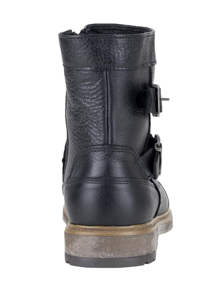 Bota lobo solo de piel para hombre
