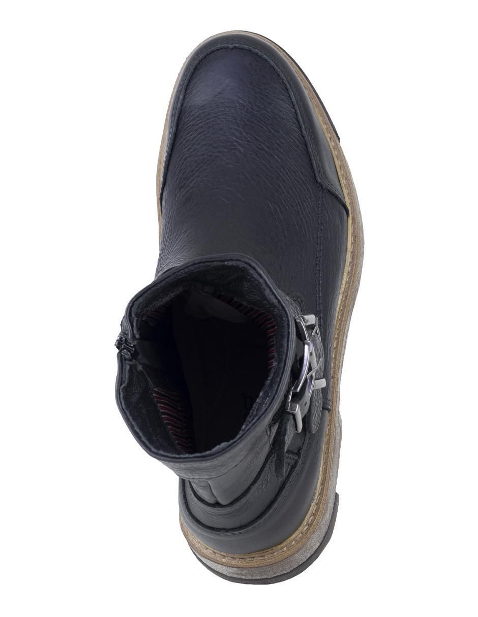 Bota lobo solo de piel para hombre