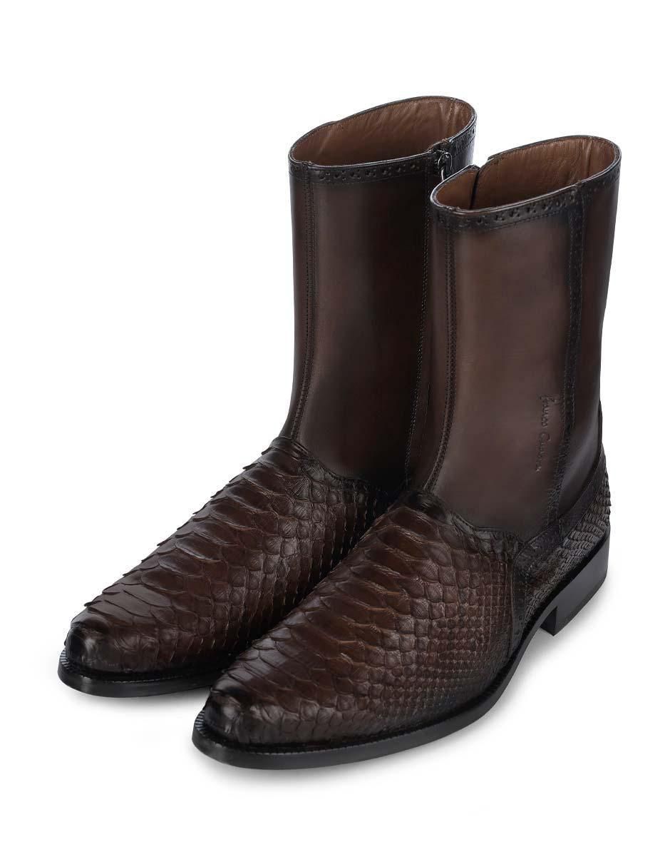 Botín de piel para hombre 8