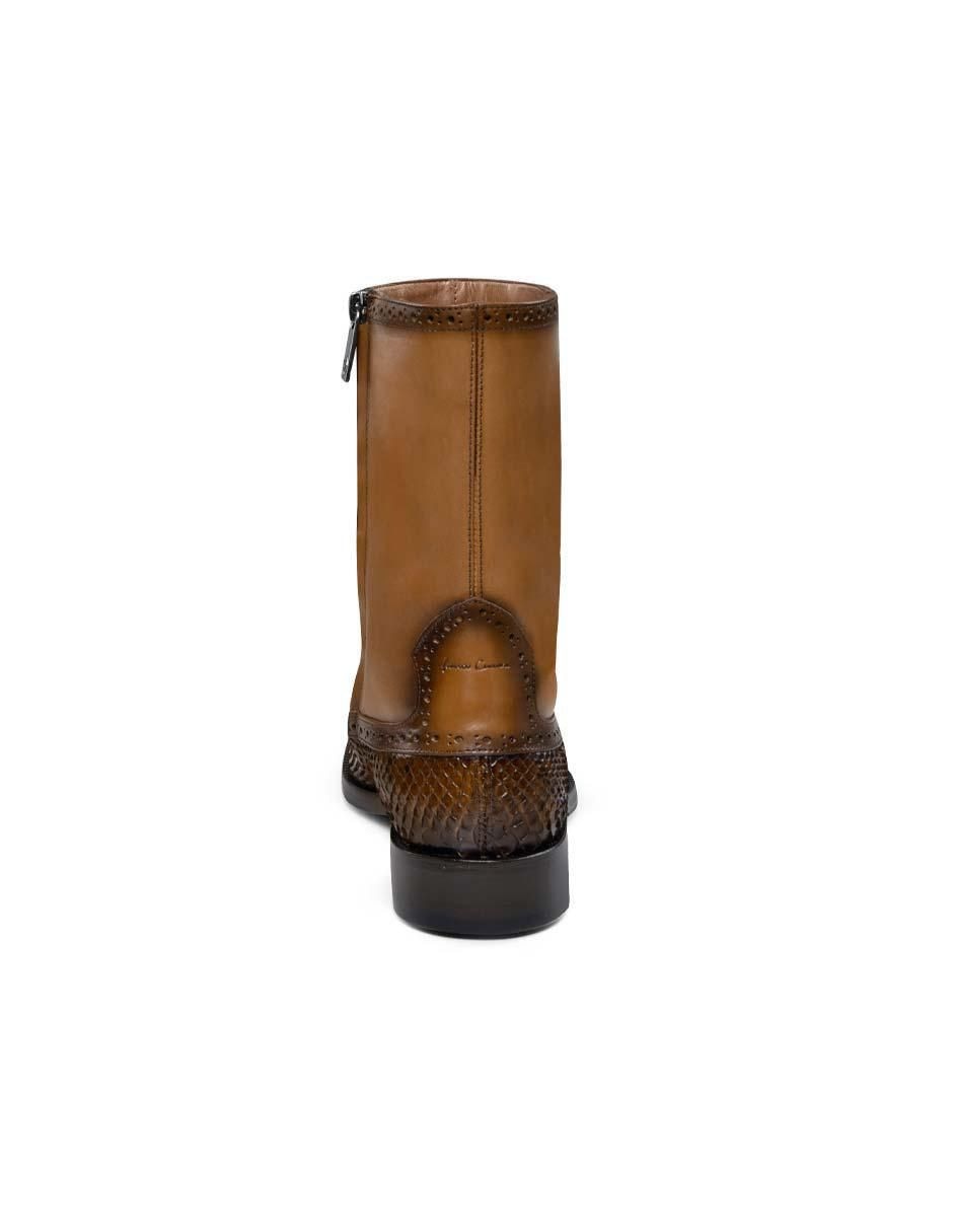 Botín de piel para hombre