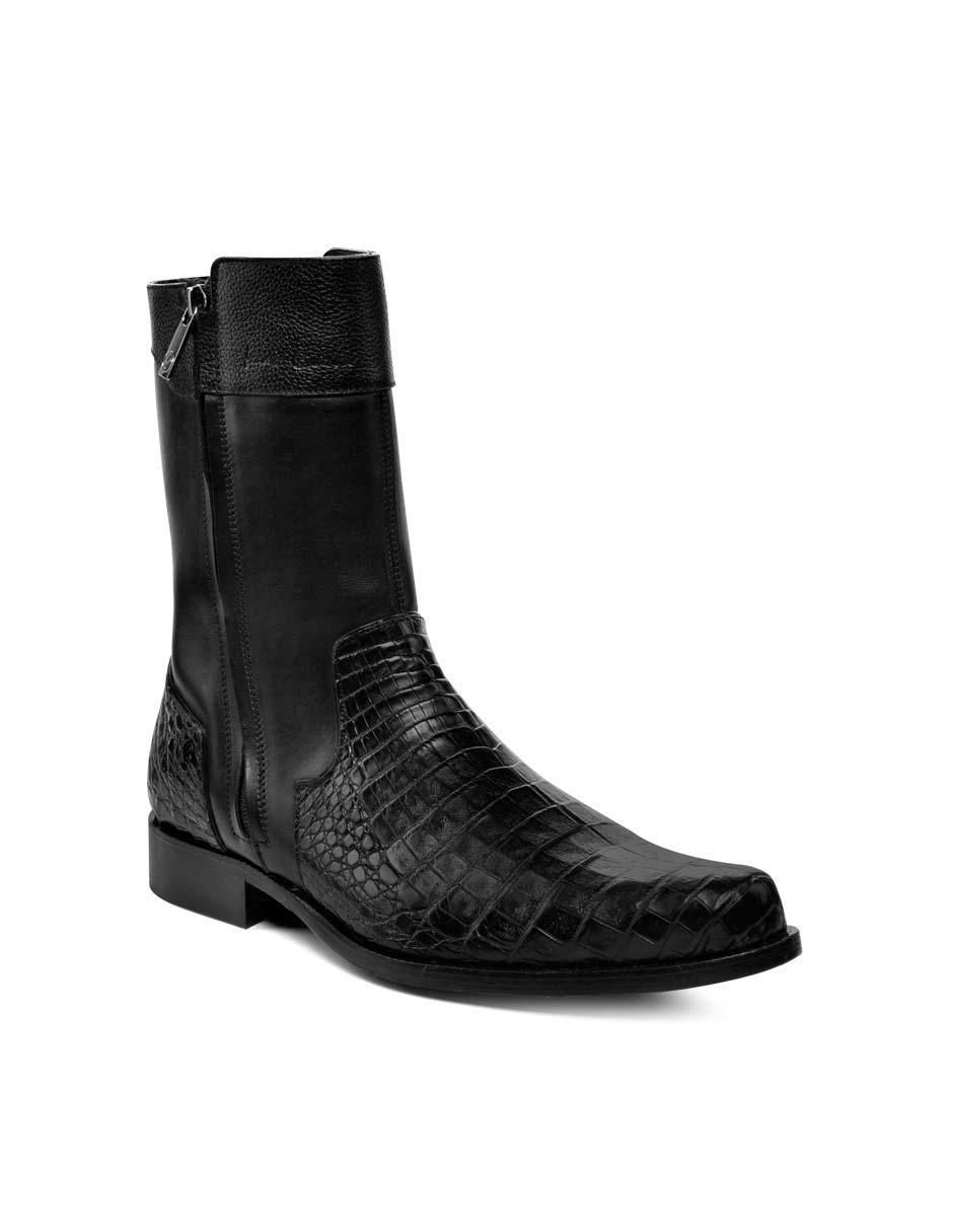 Botín de piel para hombre