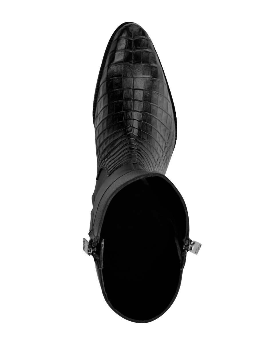 Botín de piel para hombre