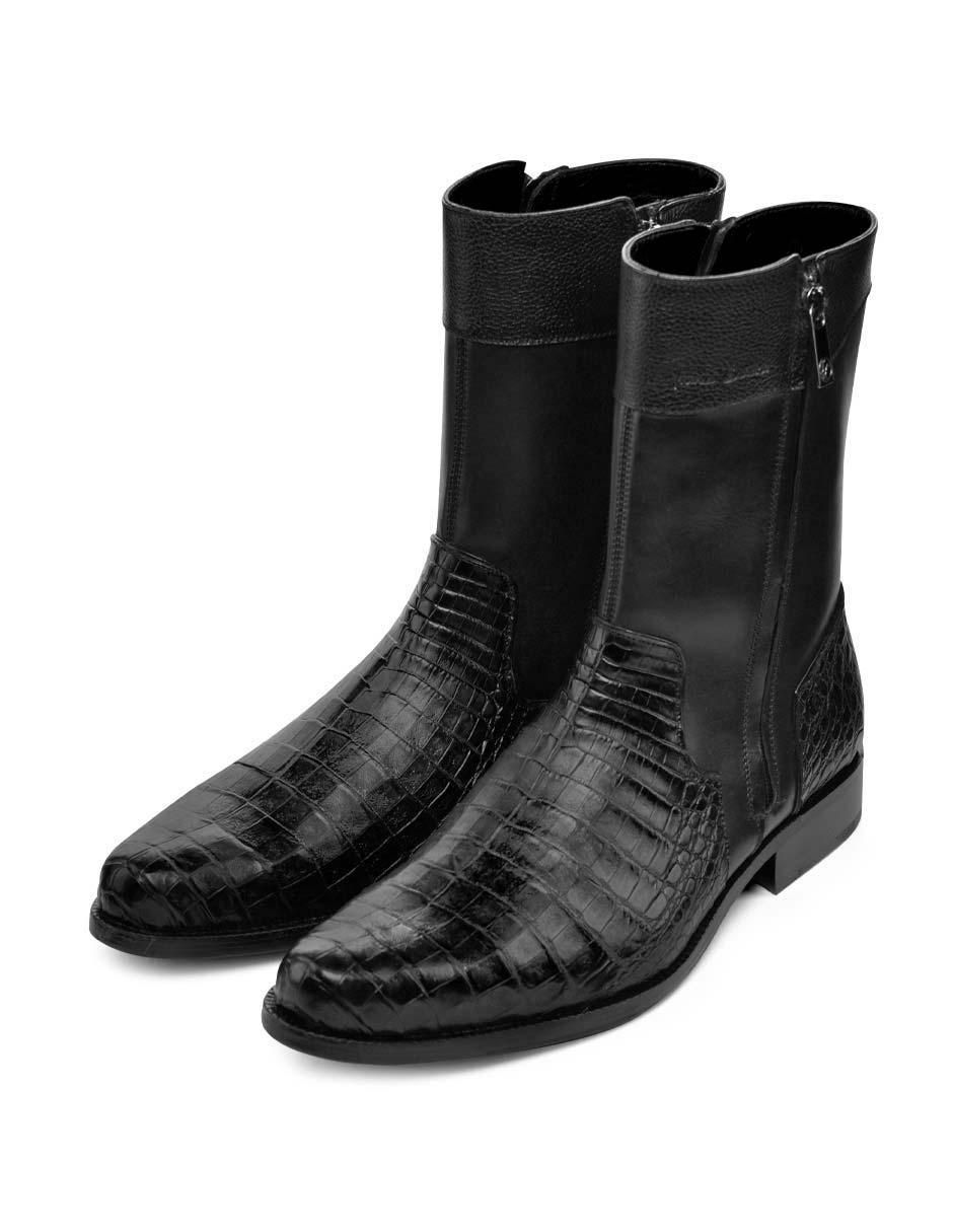 Botín de piel para hombre 8
