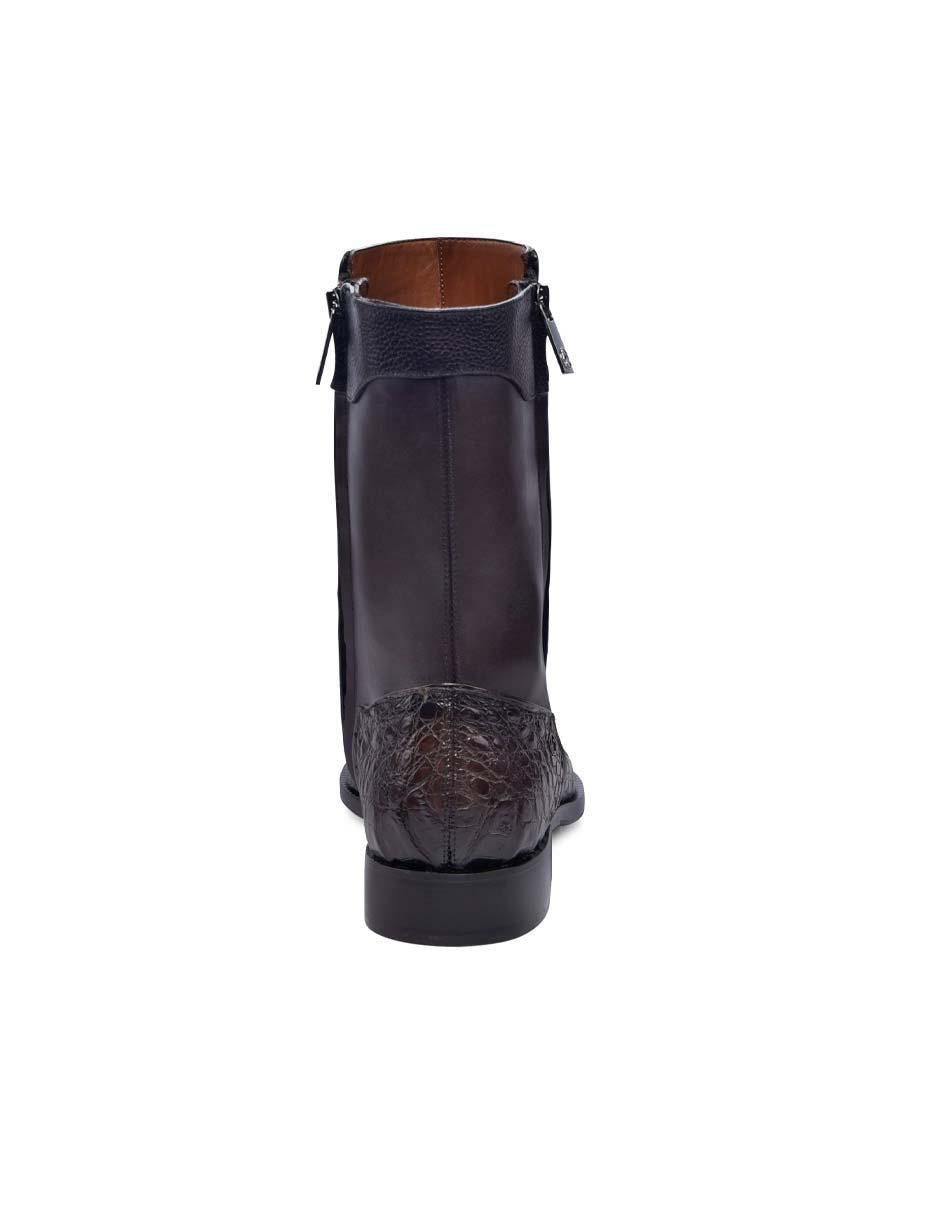 Botín de piel para hombre