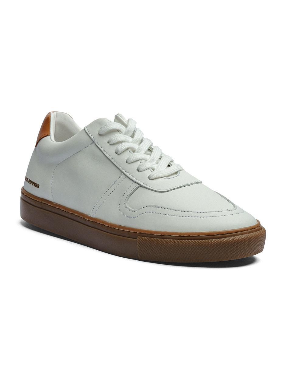 Tenis de piel para hombre