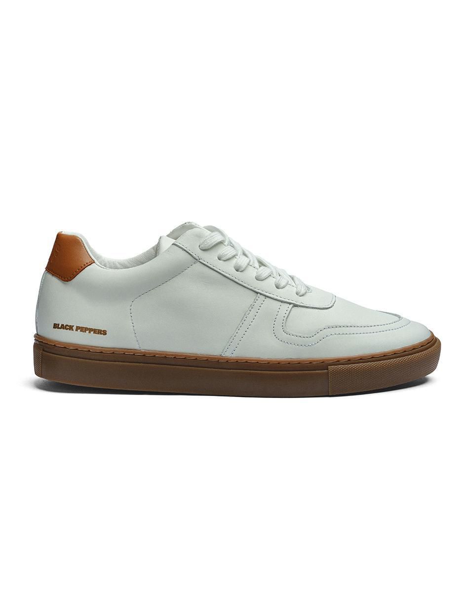 Tenis de piel Black Peppers para hombre