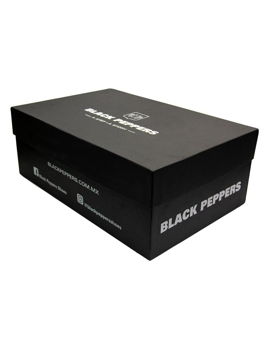 Tenis de piel Black Peppers para hombre