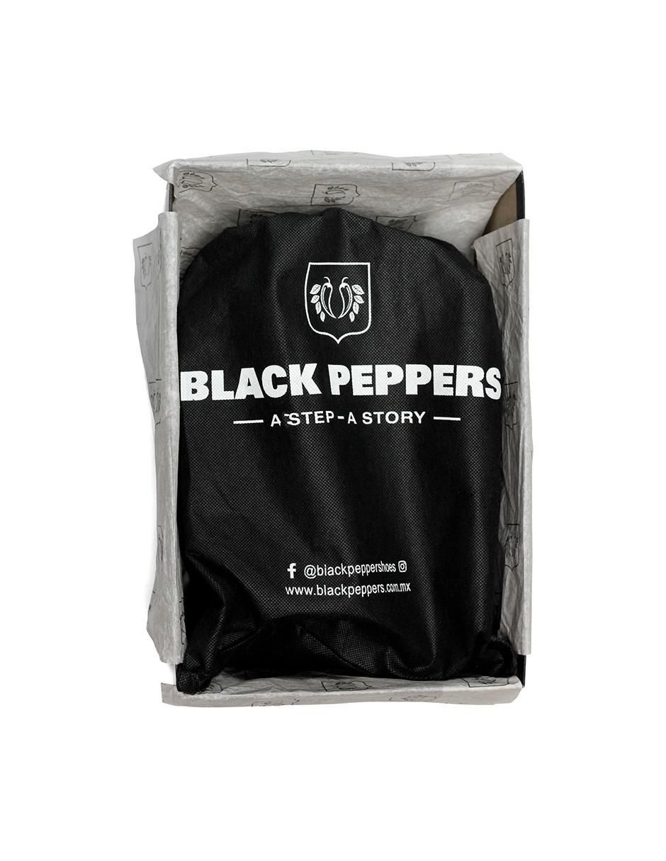 Tenis de piel Black Peppers para hombre