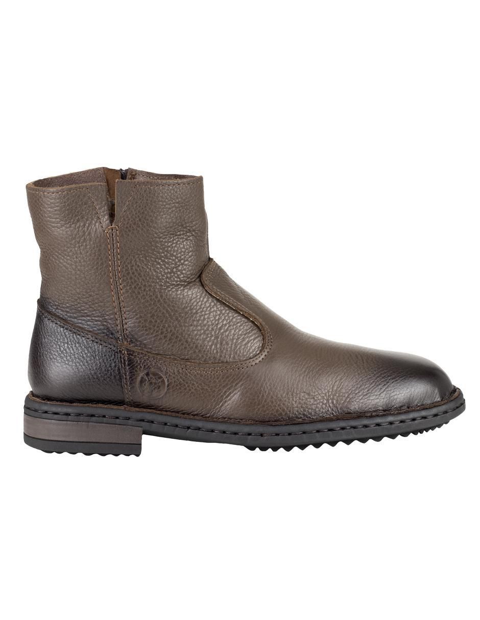 Bota lobo solo de piel para hombre