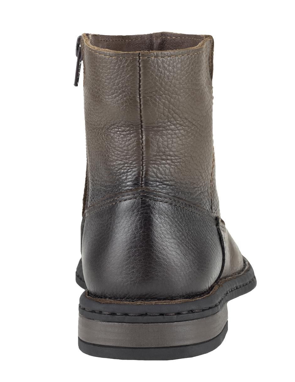 Bota lobo solo de piel para hombre