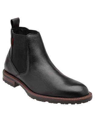 Botín de piel para hombre