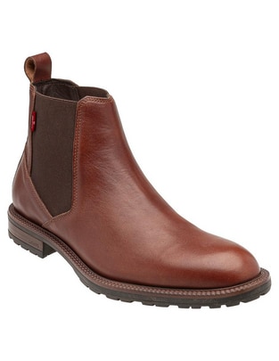 Botín de piel para hombre Botín de piel para hombre