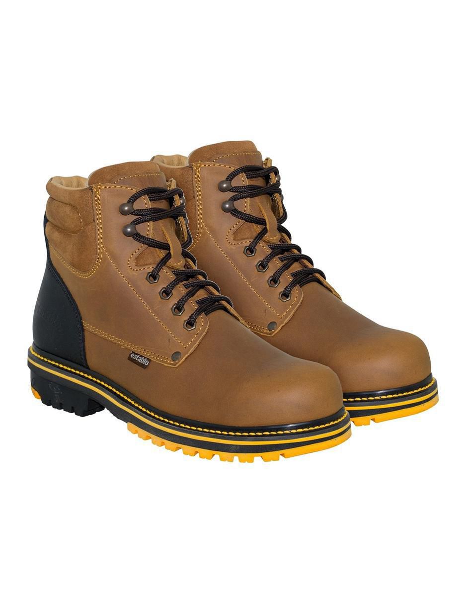 Bota de piel para hombre