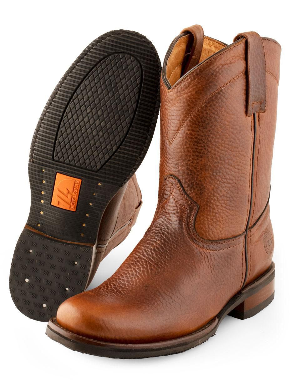 Bota Roper de piel para hombre
