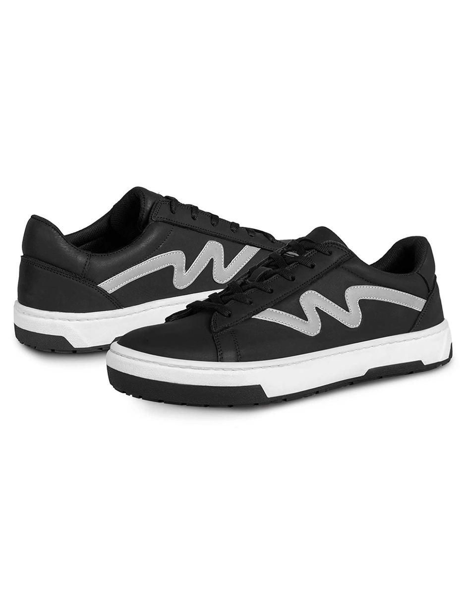 Tenis de piel para hombre 7
