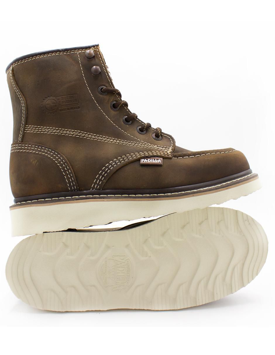 Bota A215 Crazy Tabaco de piel para hombre 2