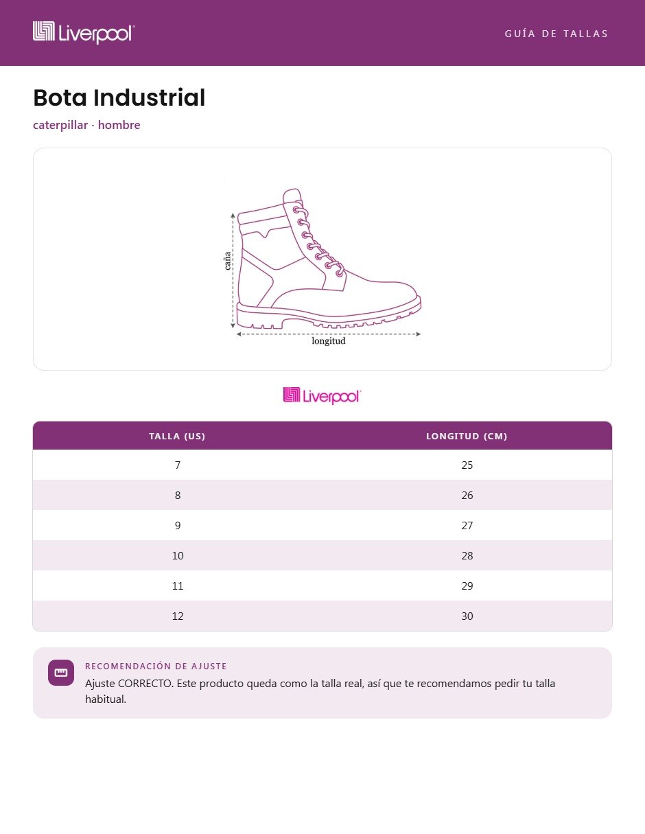 Bota industrial de cuero y piel 8