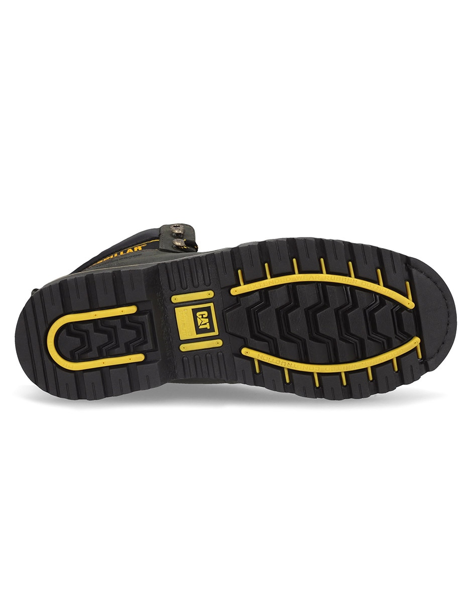 Bota industrial Caterpillar de cuero y piel