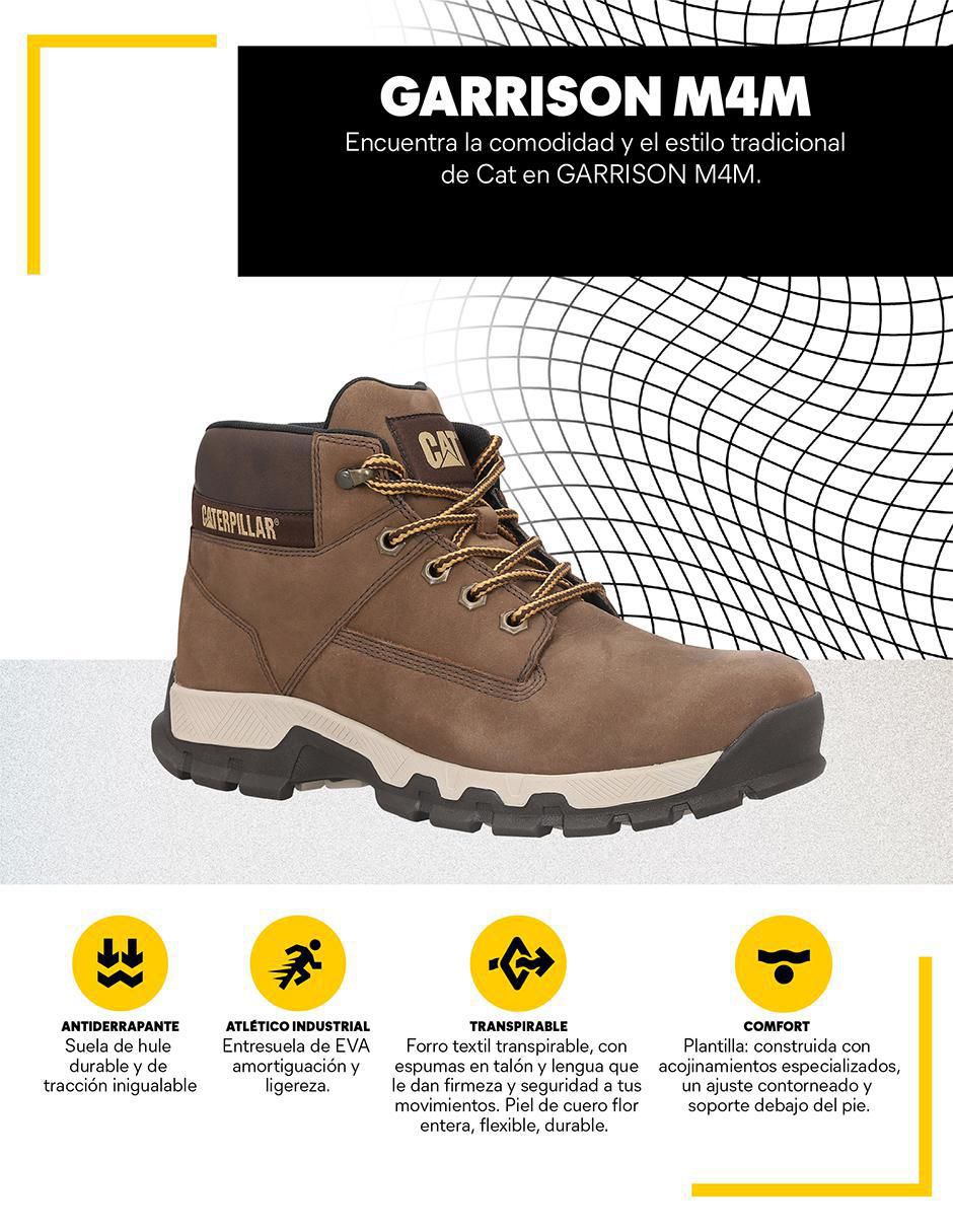 Bota de piel para hombre
